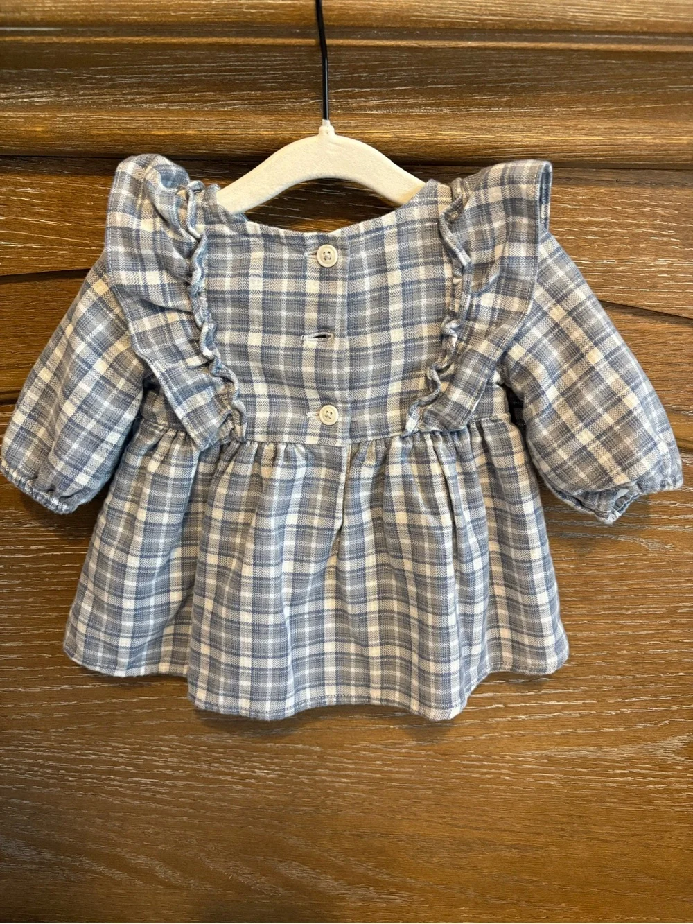 GAP Baby Flannel Bow Dress